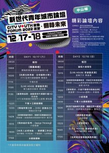 【2022 新世代青年城市論壇2.0 翻轉未來】 DM2